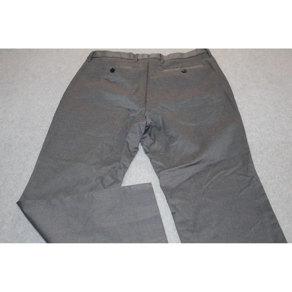 Banana Republic Slim Fit Men 36x30 Gray Cotton Blend Stretch Chino Pants